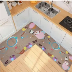 Juego de 2 alfombras de cocina