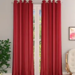 Cortinas Blackout rojo sangre 