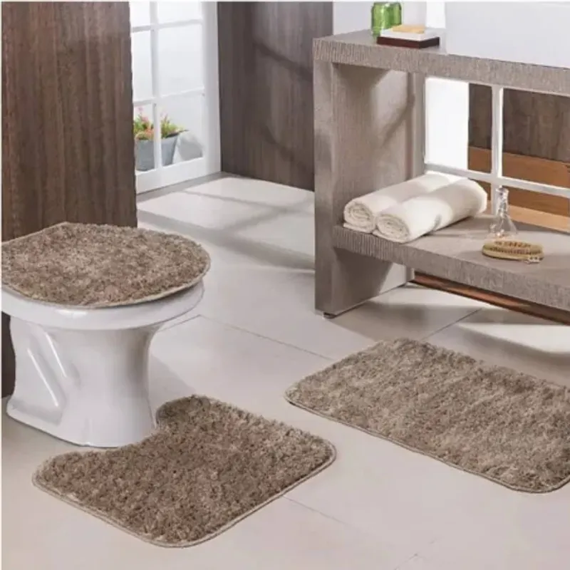 Juego de 3 alfombra para baño 