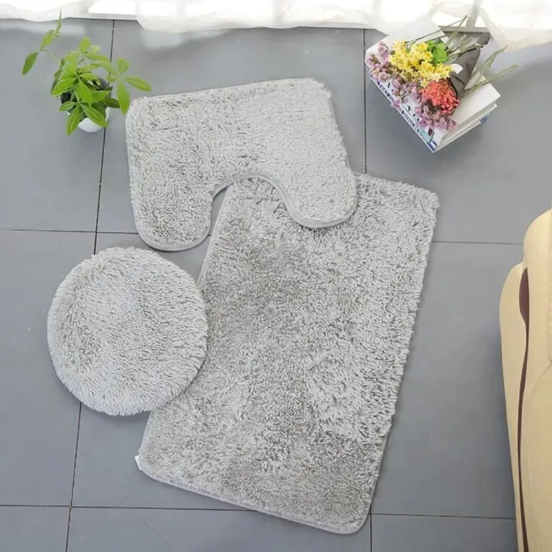 Juego de 3 alfombras para baño