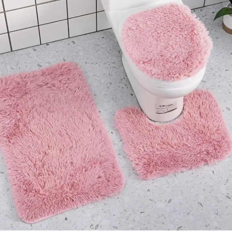 Juego de 3 alfombras para baño