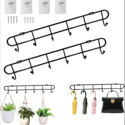 Perchero de pared multipropósito 