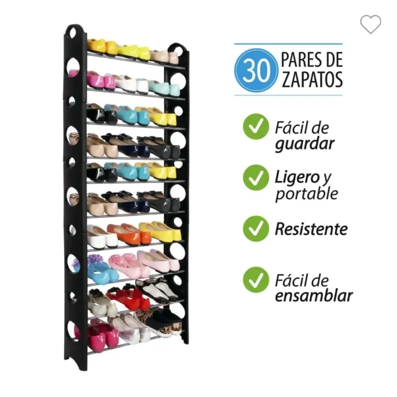 Zapatera de 10 niveles