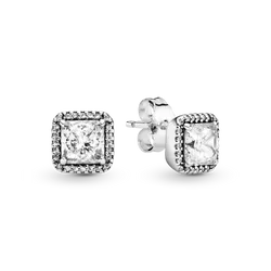 Aretes de Piedra Cuadrada