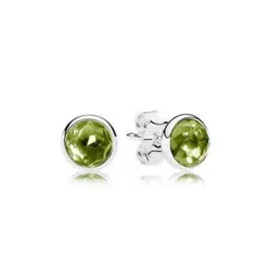 Aretes de Piedra Verde