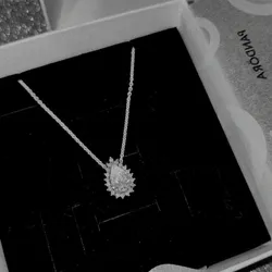 Cadena de Lágrima con Piedra