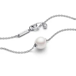 Cadena de Perla Blanca