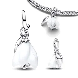 Charm Colgante de Flor Blanca