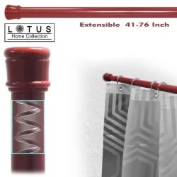 Cortineros extensibles de baño