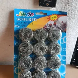 Set de 12 estropajos metálicos