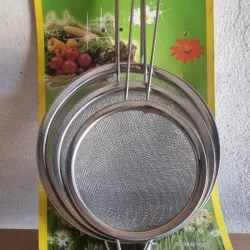 Set de 3 coladores metálicos