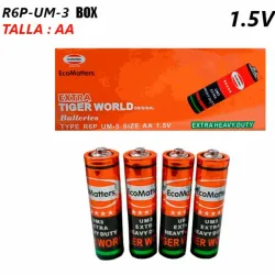 Set de 4 pilas AA