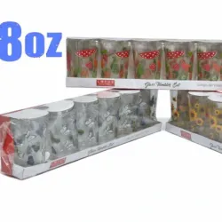 Set de 6 vasos