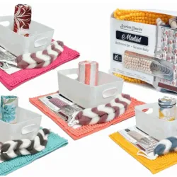 Set de baño con cesta organizadora