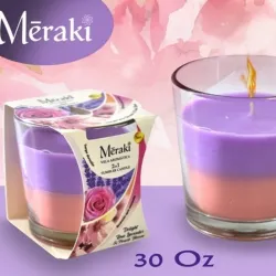 Vaso de vela aromática