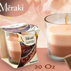 Vaso de vela aromática