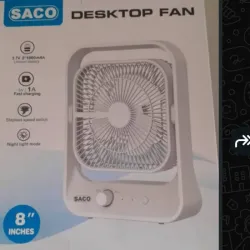 Ventilador recargable 