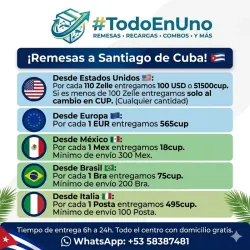 Remesas a Santiago de Cuba