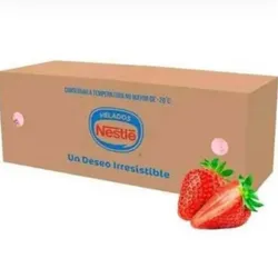 Helado Nestlé sabor fresa