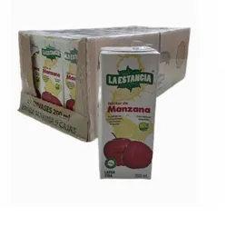 Jugos la estancia sabor manzana
