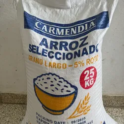 Saco de arroz importado sellado