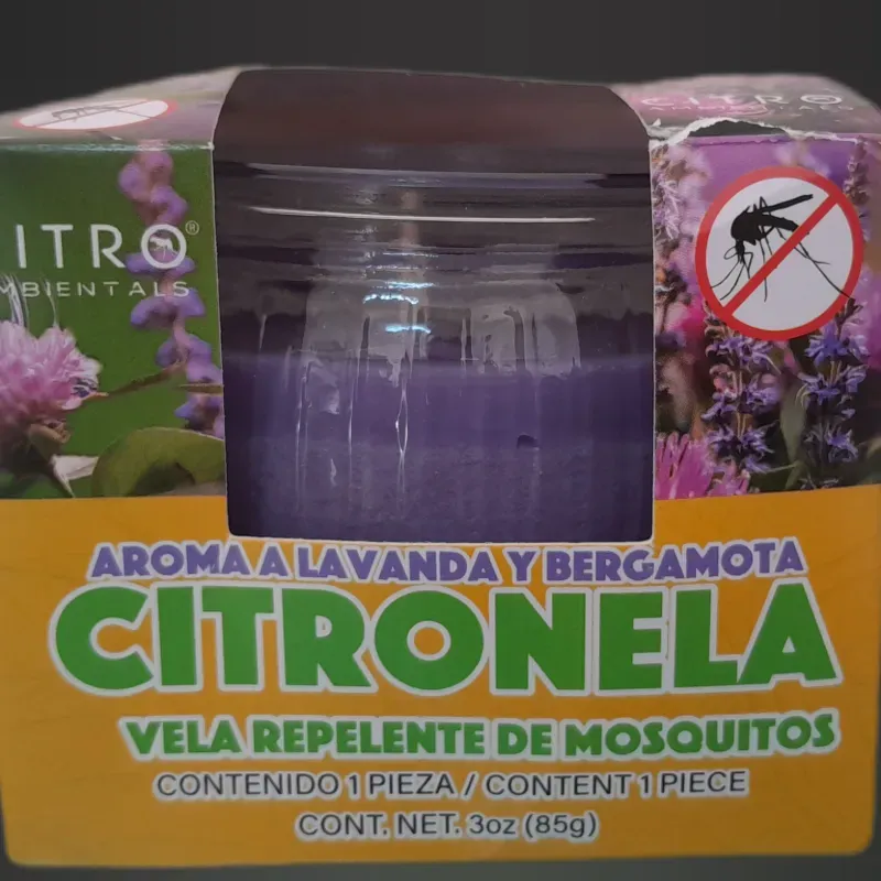 Vela repelente de mosquitos 