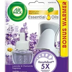 Aparato Air Wick de corriente con su esencia de Lavanda con manzanilla 
