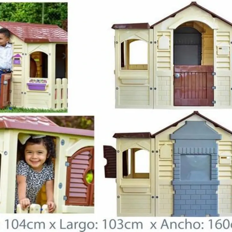 CASA PLASTICA PARA NIÑOS ES DOBLE
