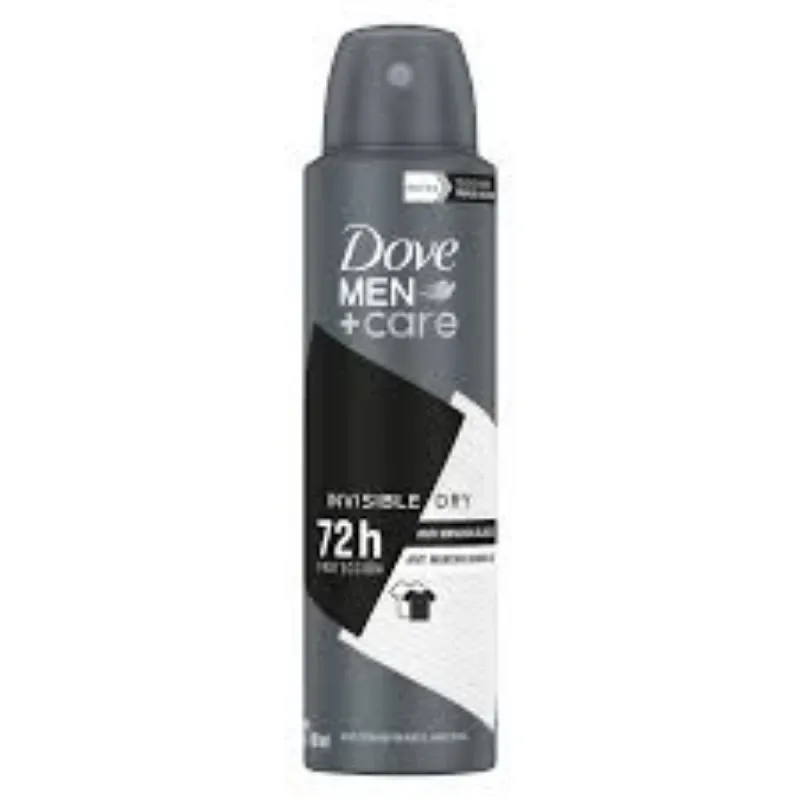 Desodorante Dove en spray para hombre 72 horas Invisible Dry