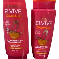 Juego de champú y acondicionador Loreal Dream Liso 680ml