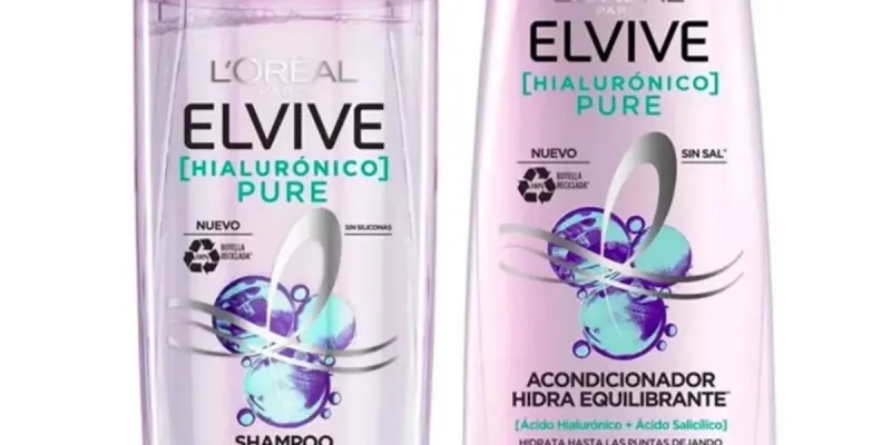 Juego de champú y acondicionador Loreal Hialuronico Pure