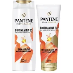 Juego de champú y acondicionador Pantene Biotina 3