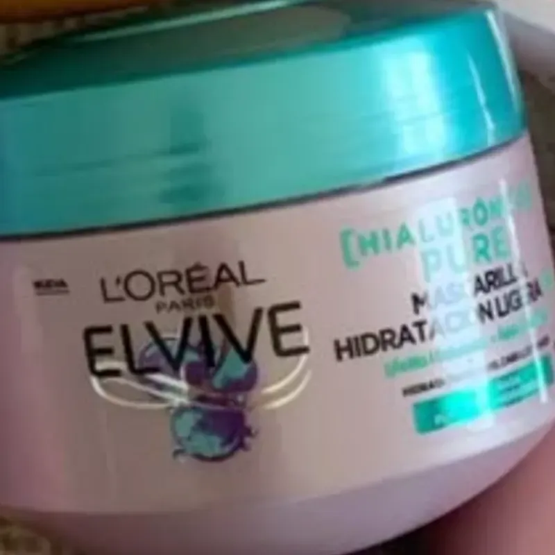 Mascarilla Loreal ácido hialuronico pure para cabello graso 300gr