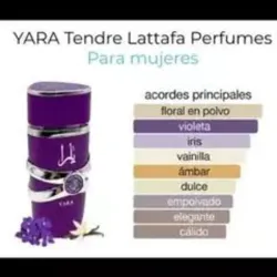 Perfume Árabe Tendre Lattafa mujer 