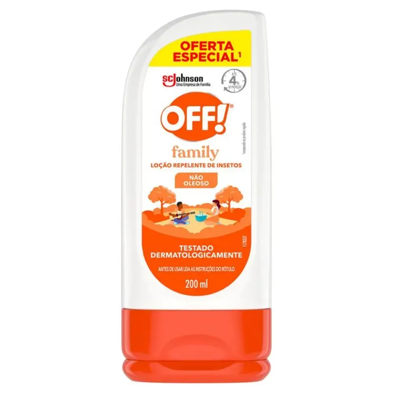Repelente Off Family 200ml en crema Niños +2años y adultos