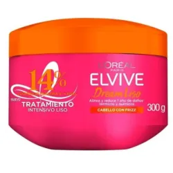 Mascarilla capilar Loreal dream liso antifrizz