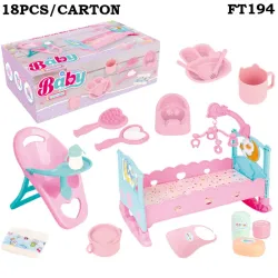 SET DE 18 PIEZAS PARA MUÑECAS 