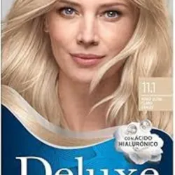 Tinte de cabello Deluxe Rubio Ultra Claro Cenizo 11.1