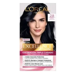 Tinte de cabello Loreal Paris Negro Azulado 28