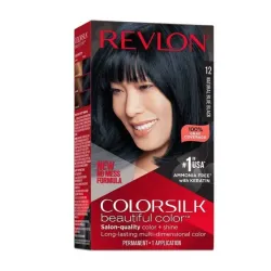 Tinte de cabello Revlon color Negro Azul