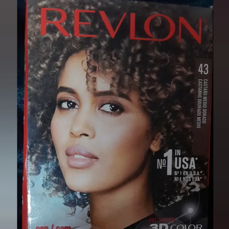 Tinte de cabellos Revlon color Castaño Medio Dorado