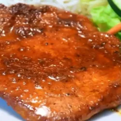 Chuletilla de Cerdo 🐷 A la Salsa BBQ.