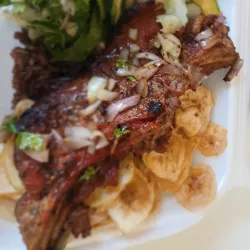 Chuletilla de Cerdo 🐷 A la Salsa BBQ.