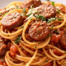 Spaghetti Con Salchichas