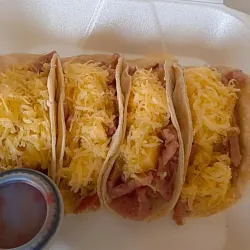 Taco 🌮 De Jamón y Queso 