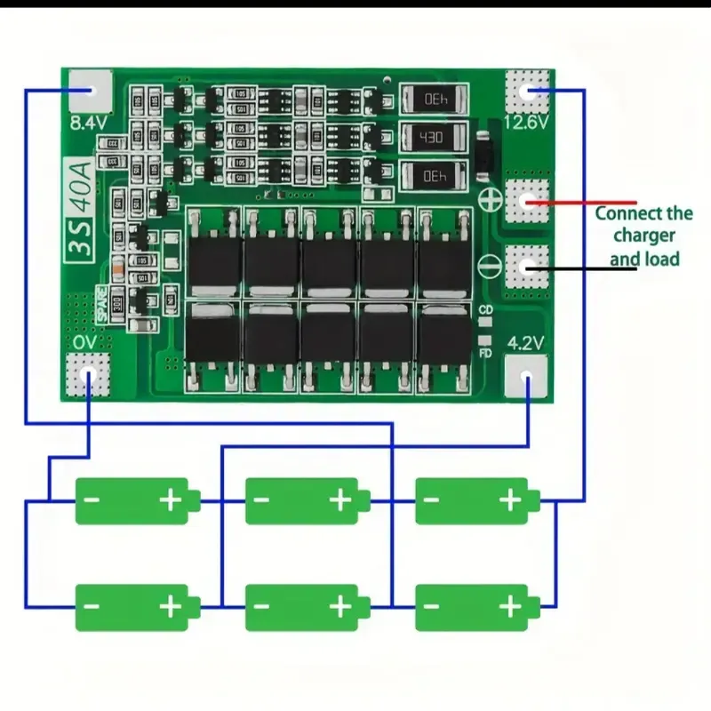 BMS 12V 40A 