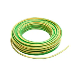 Cable eléctrico 10 AWG (6 mm) 2 color verde-amarillo (Venta por metros)