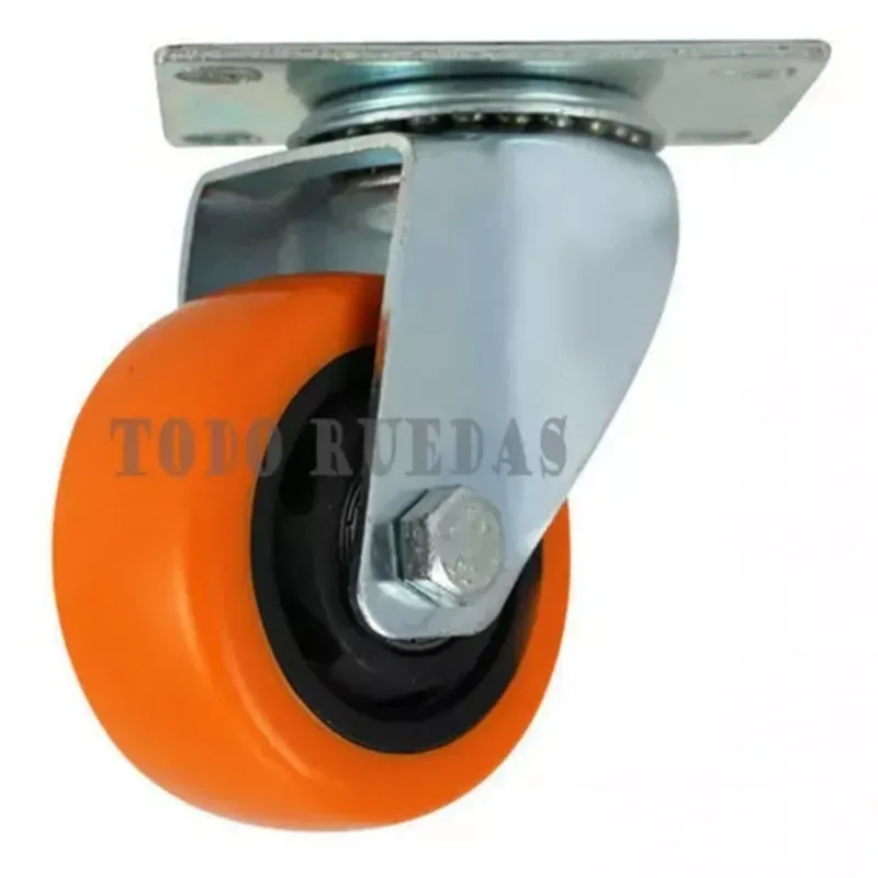 Rueda naranja giratoria 