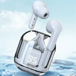 Audifonos inalámbricos blancos 