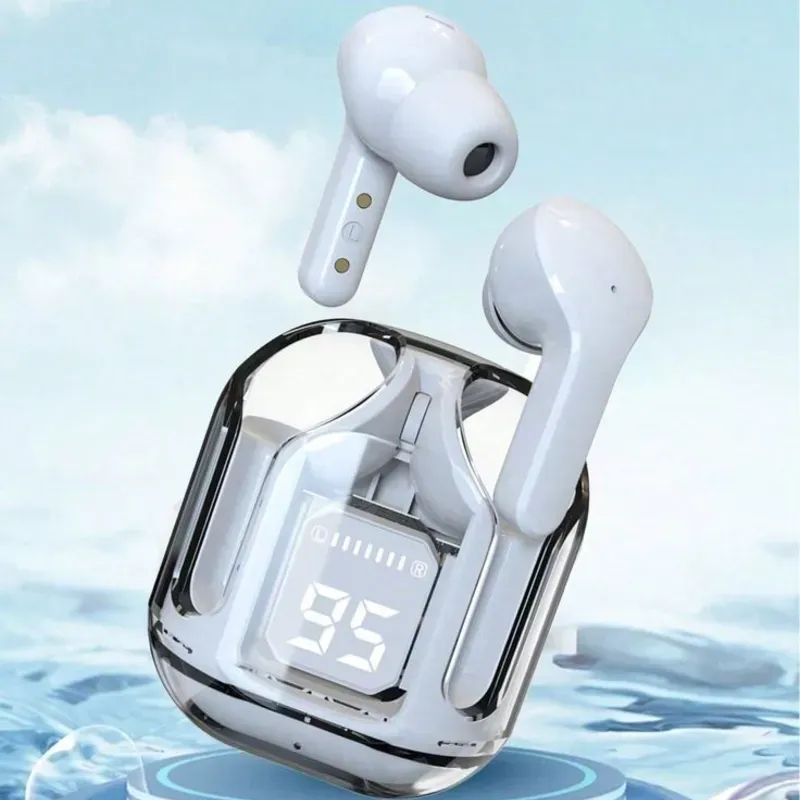 Audifonos inalámbricos blancos 